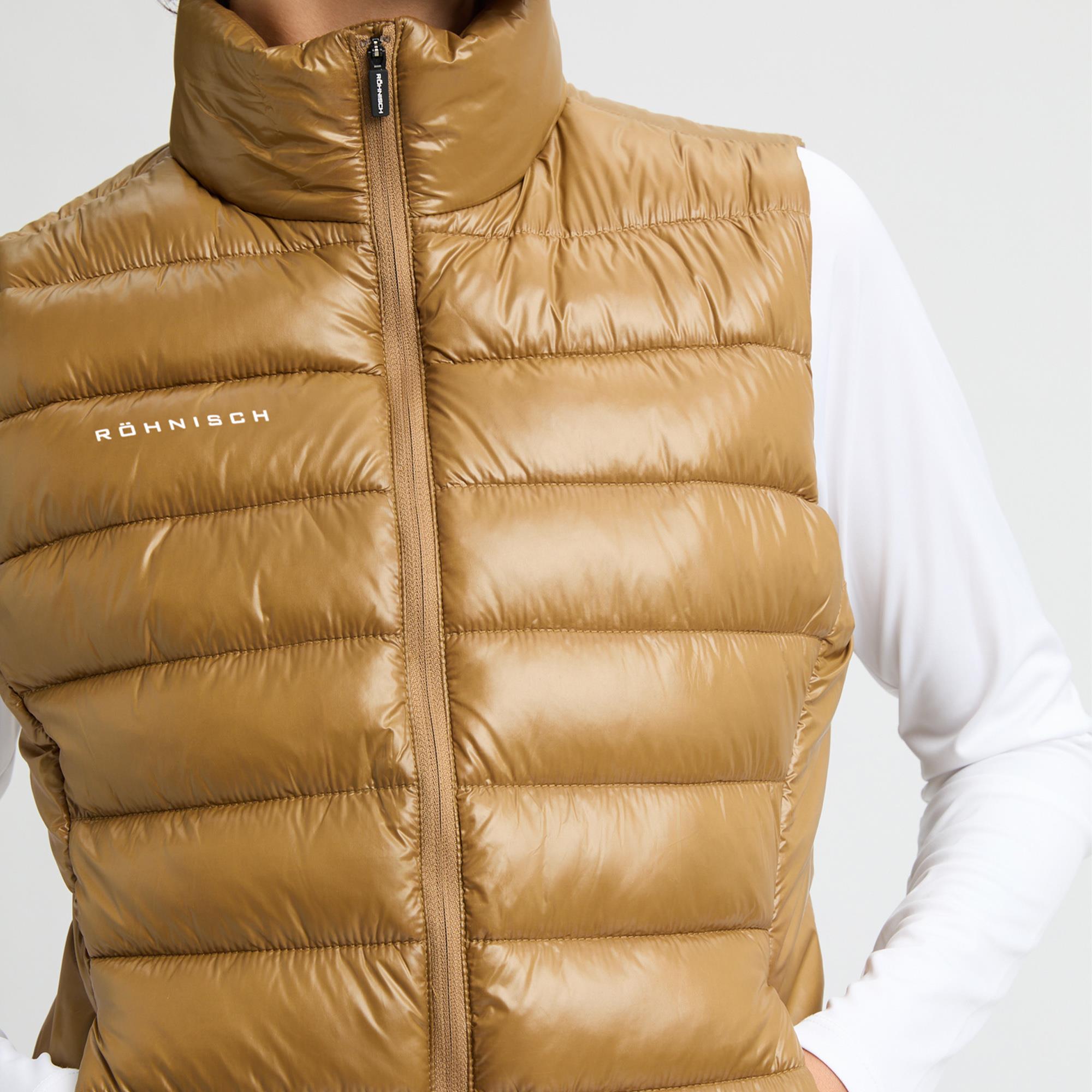 Rohnisch Airlite Padded Ladies Golf Vest Nougat